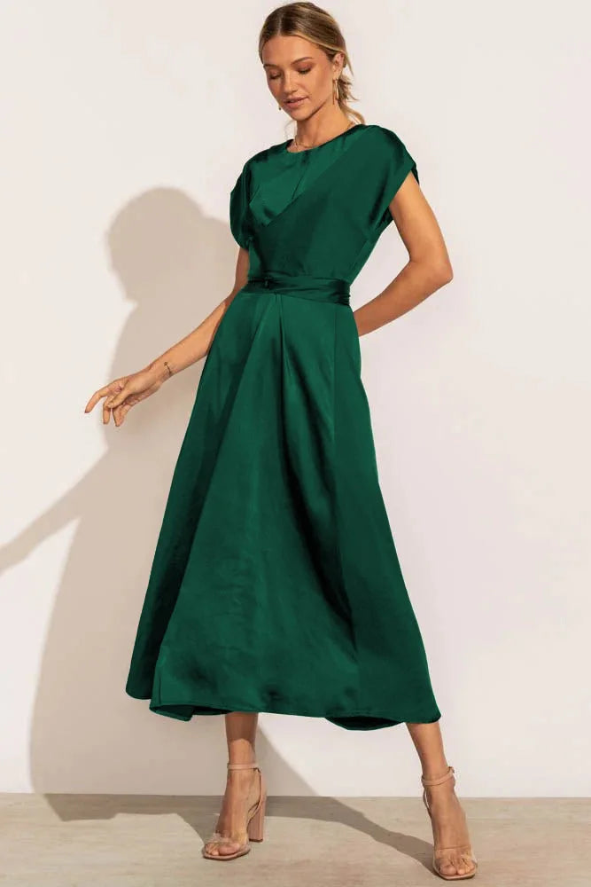 Vanda | Midi Jurk voor Dames met Elegante Pasvorm