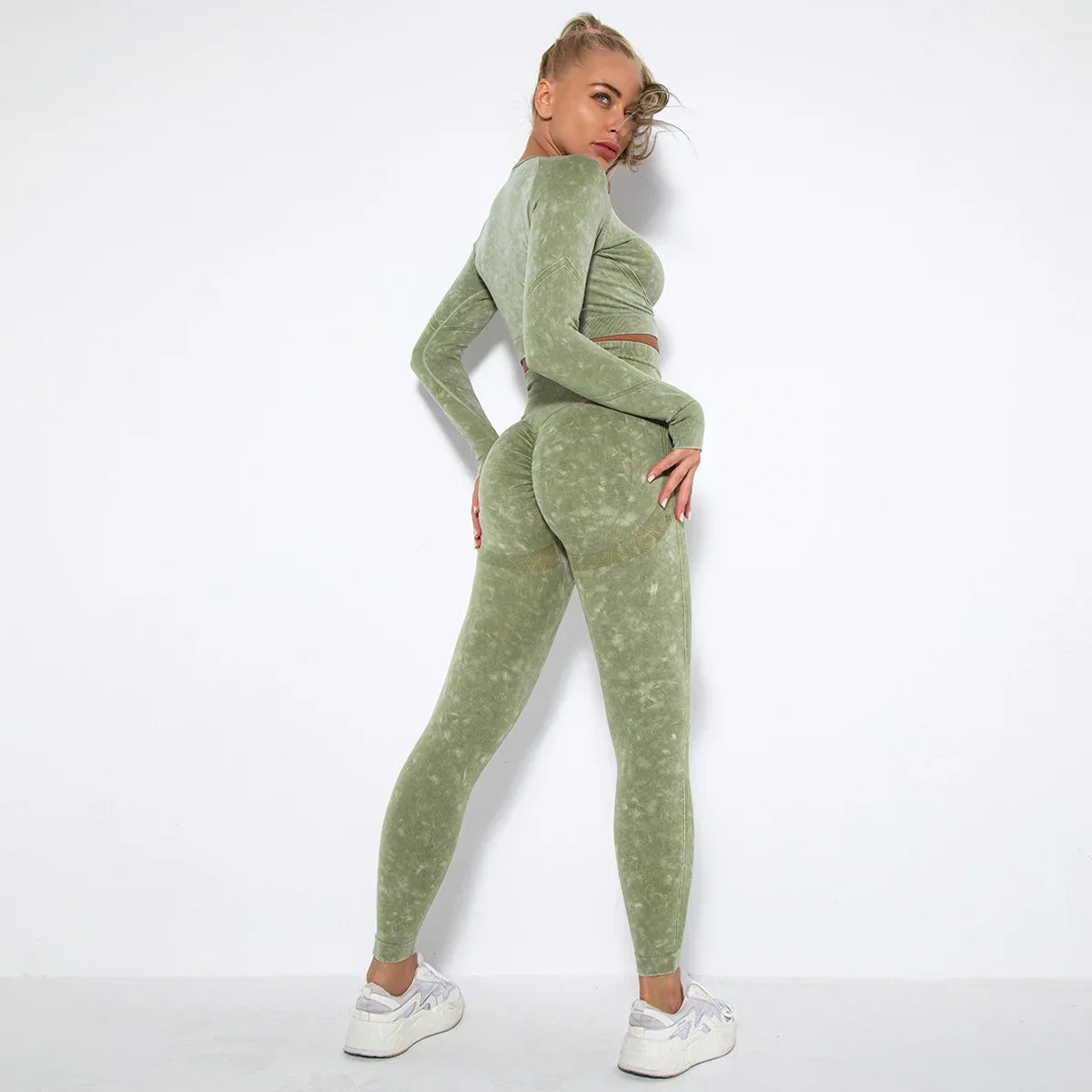 Aurora | Sportset Dames – Legging & Cropped Top