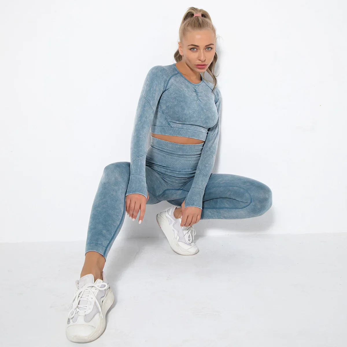 Aurora |  Sportset Dames – Legging & Cropped Top