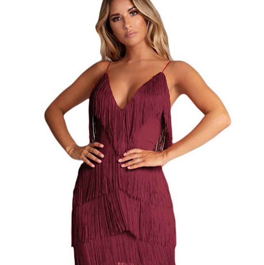 Kiana | De Must-Have Cocktail Jurk met Franjes