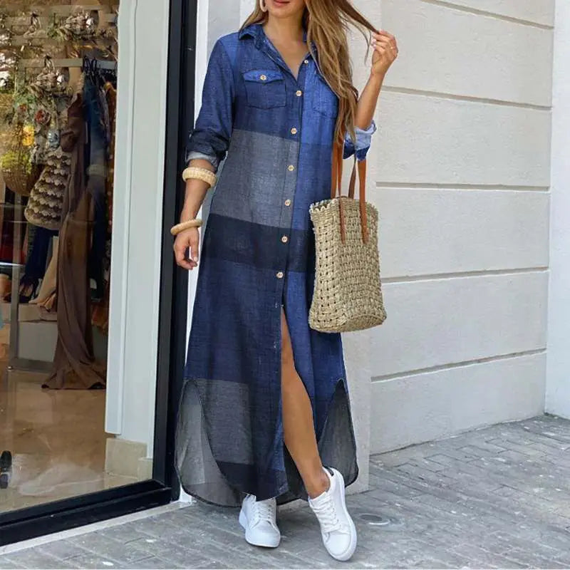 Kaiya | Maxi Blouse Jurk voor Dames