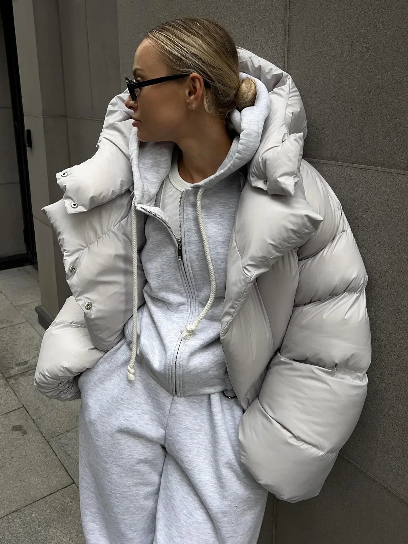 Jazlyn | Oversized Puffer Winterjas Dames - Trendy en Gewatteerd