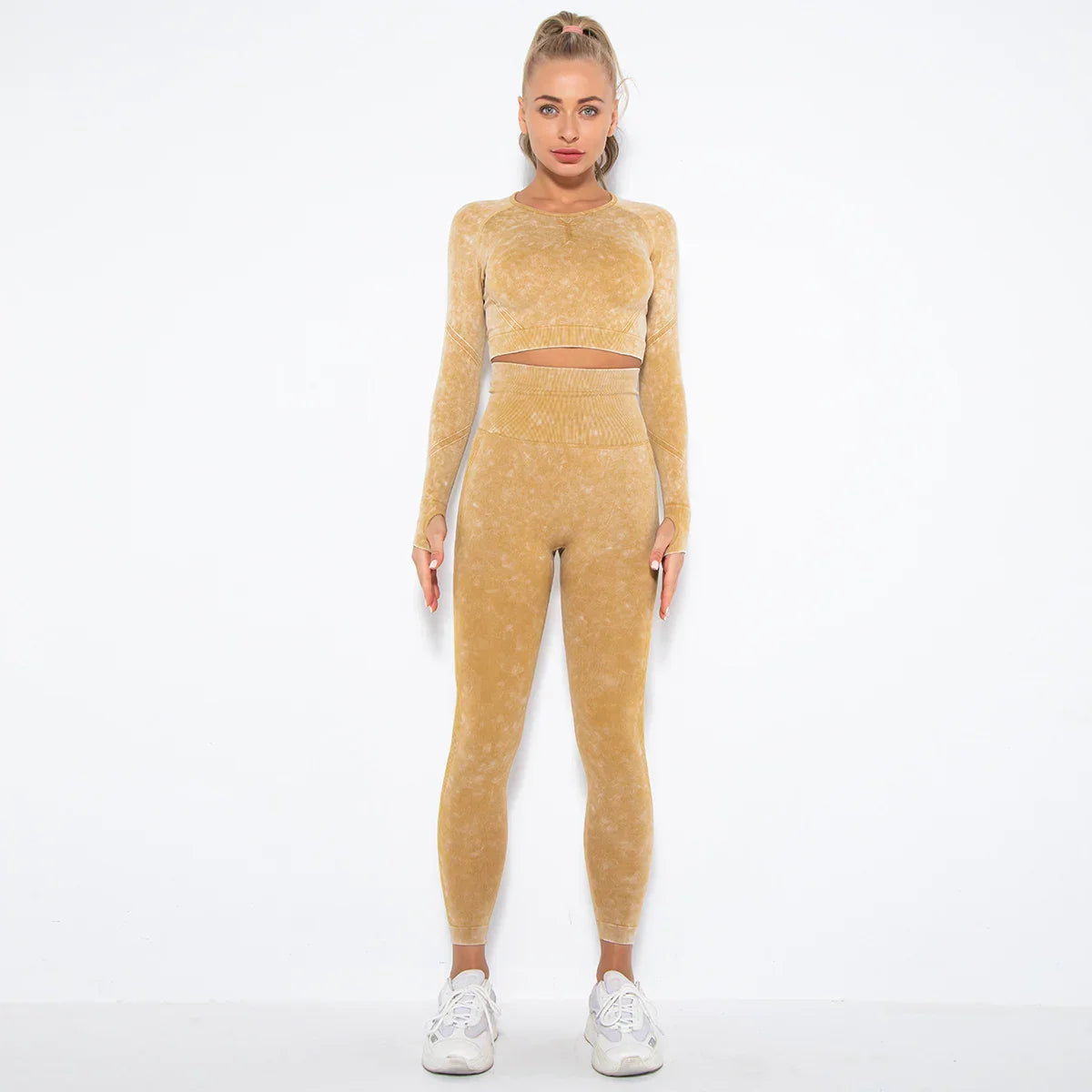 Aurora |  Sportset Dames – Legging & Cropped Top