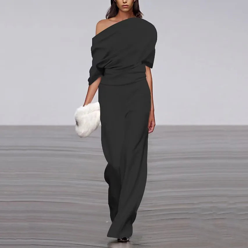 Lucy | One-Shoulder Jumpsuit