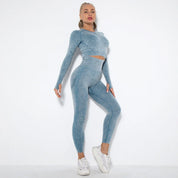 Aurora |  Sportset Dames – Legging & Cropped Top