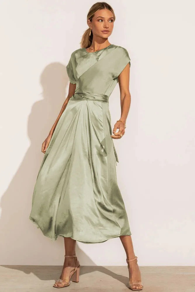 Vanda | Midi Jurk voor Dames met Elegante Pasvorm