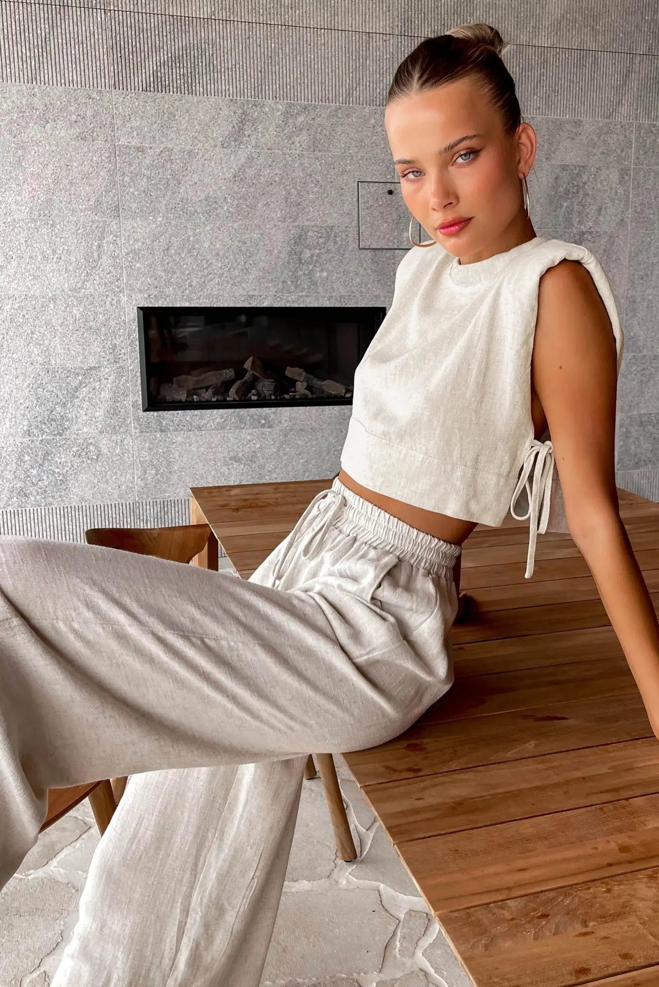 Fennella | Linnen Tweedelige Set – Ademend & Casual Chic