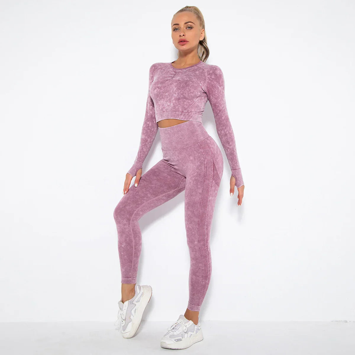 Aurora | Sportset Dames – Legging & Cropped Top