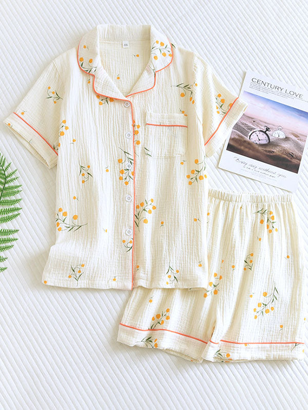 Aggy | Elegante Katoenen Pyjama Set