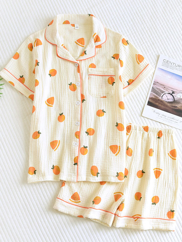 Aggy | Elegante Katoenen Pyjama Set