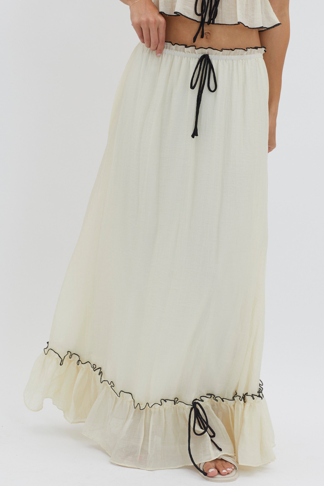Cianna | Tweedelige Zomerset Dames – Top en Lange Rok