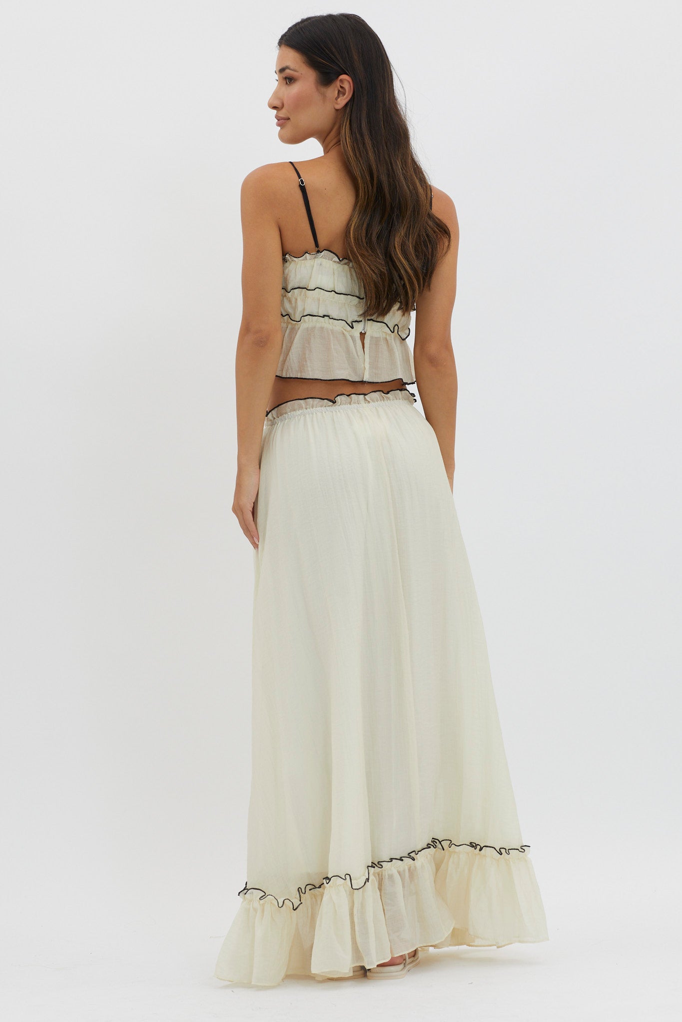Cianna | Tweedelige Zomerset Dames – Top en Lange Rok