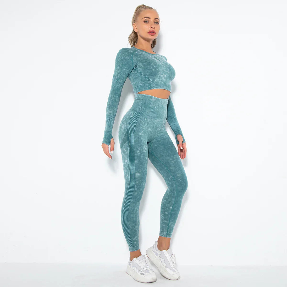 Aurora | Sportset Dames – Legging & Cropped Top