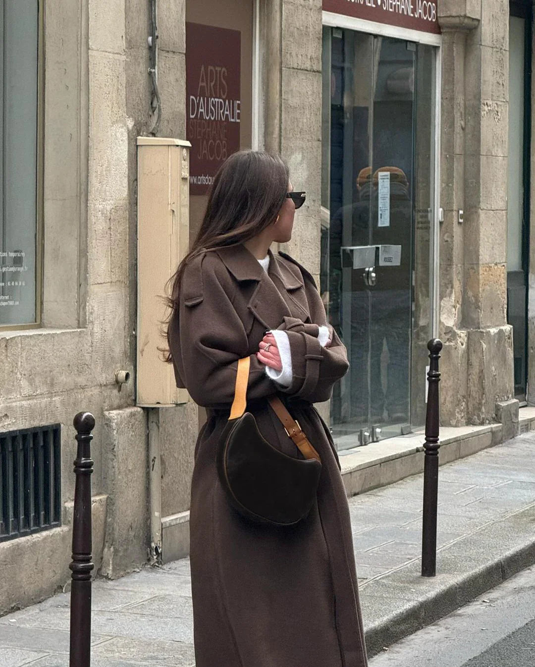 Grace | Luxe Wol Trenchcoat met Ceintuur Dames – Double Breasted Winterjas