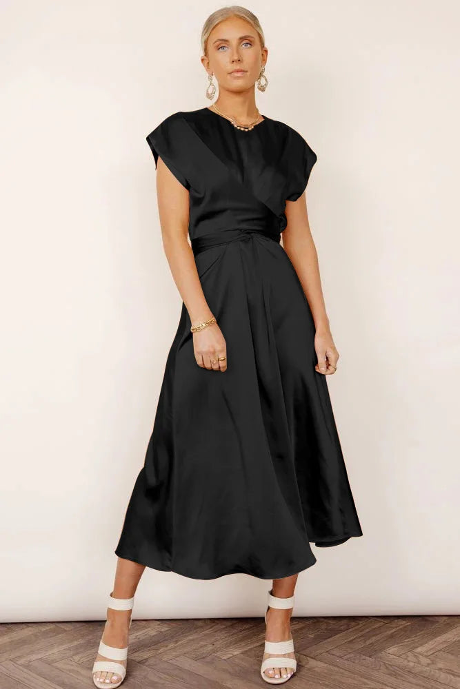 Vanda | Midi Jurk voor Dames met Elegante Pasvorm