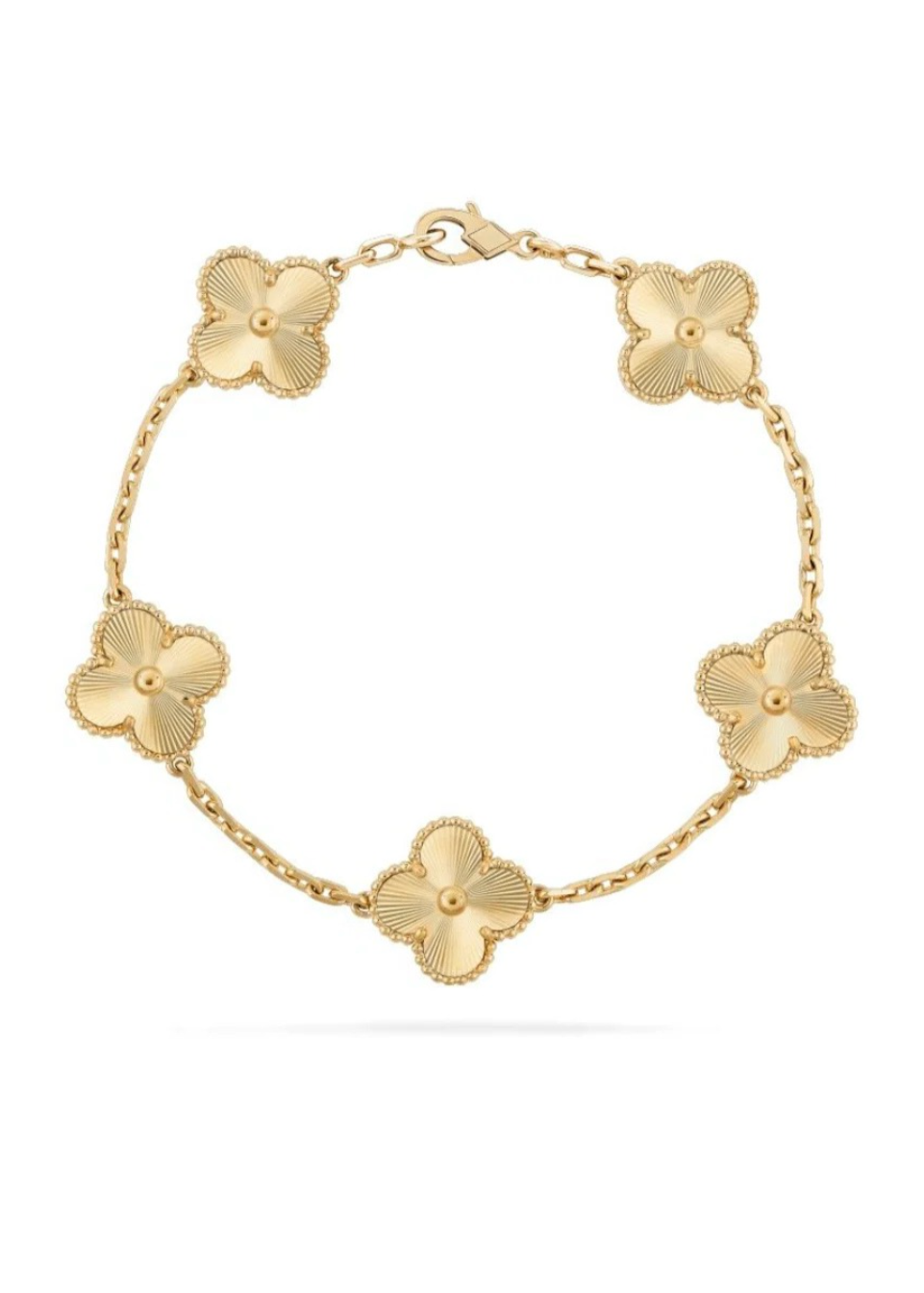 Bride | Goudkleurige Klaver Armband – Roestvrij & Hypoallergeen