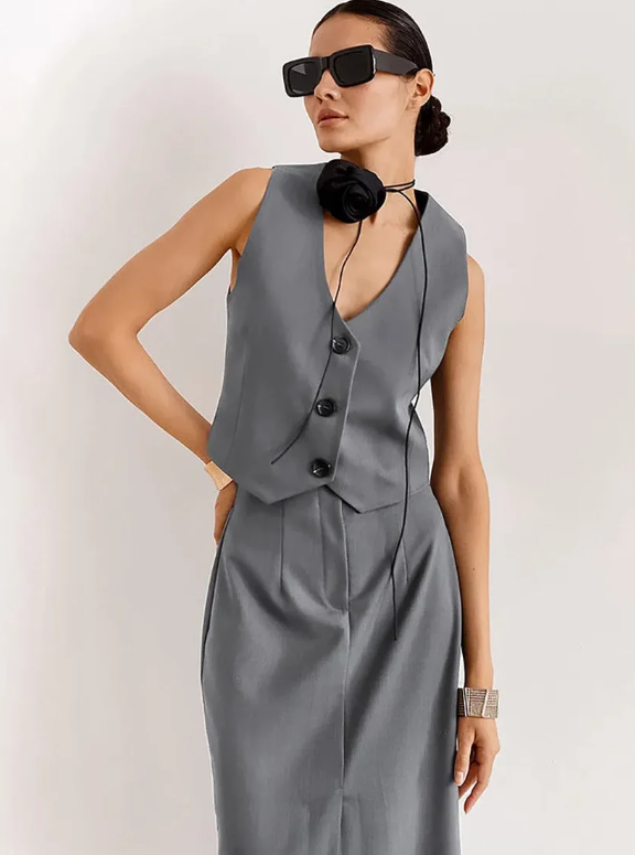 Kelcie | Relaxed Chic Tweedelig Pak