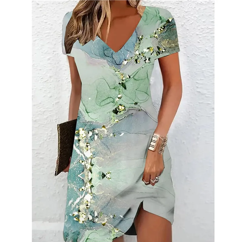 Elegante Glitterjurk met Chique Glamour
