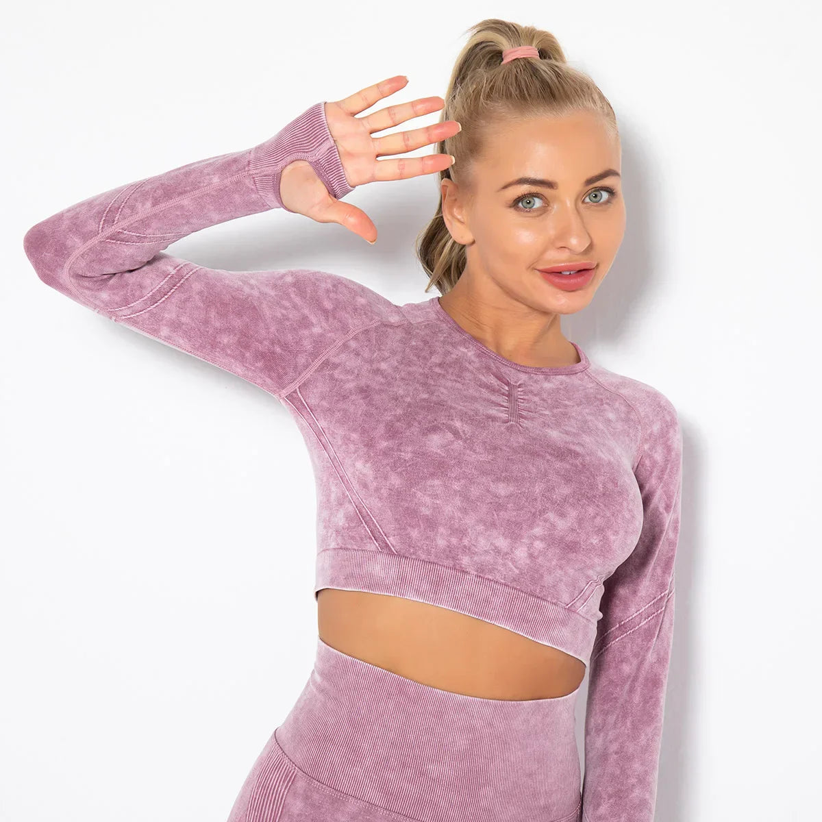 Aurora | Sportset Dames – Legging & Cropped Top