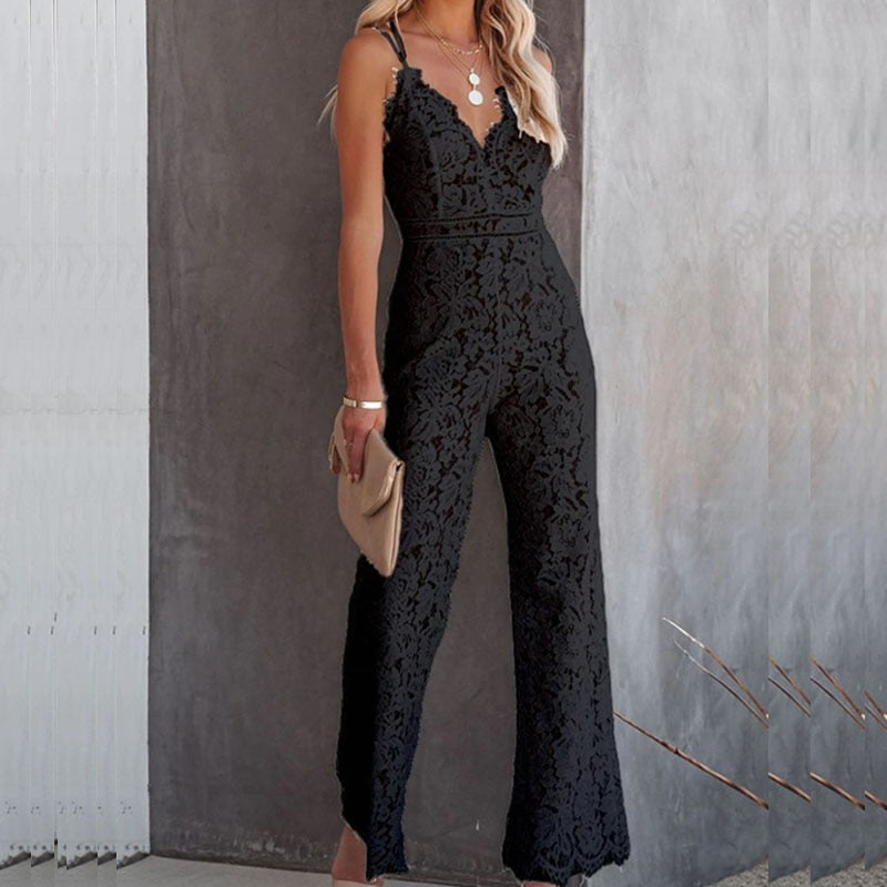 Romy | Jumpsuit Met Kant