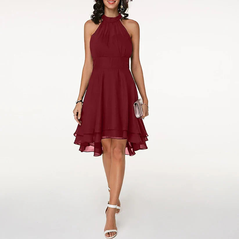 Jalina | Elegante Halter Cocktail Jurk