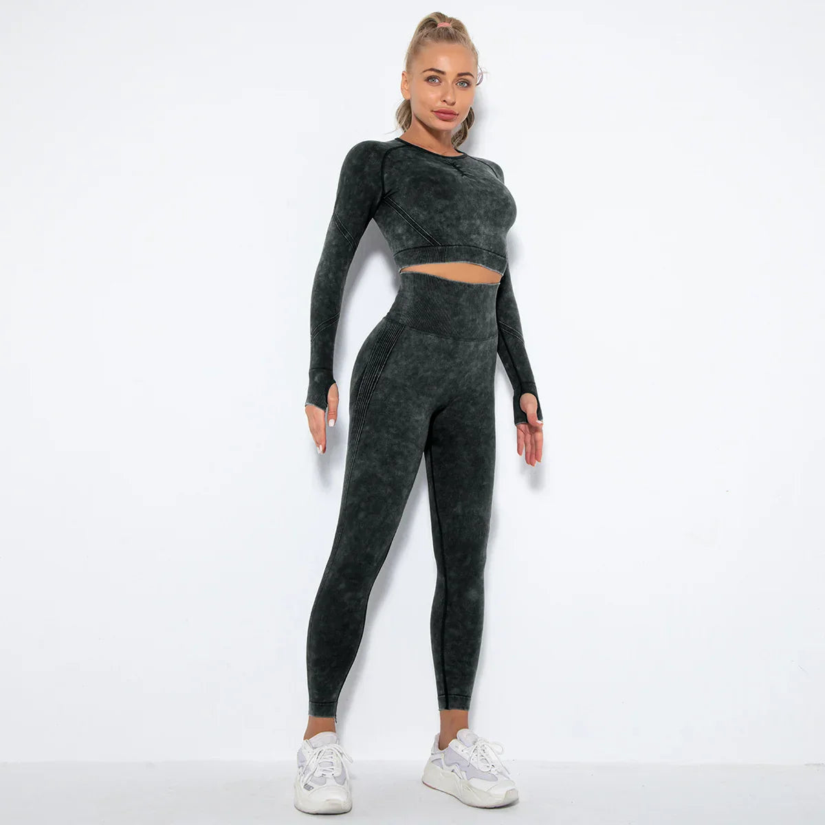 Aurora |  Sportset Dames – Legging & Cropped Top