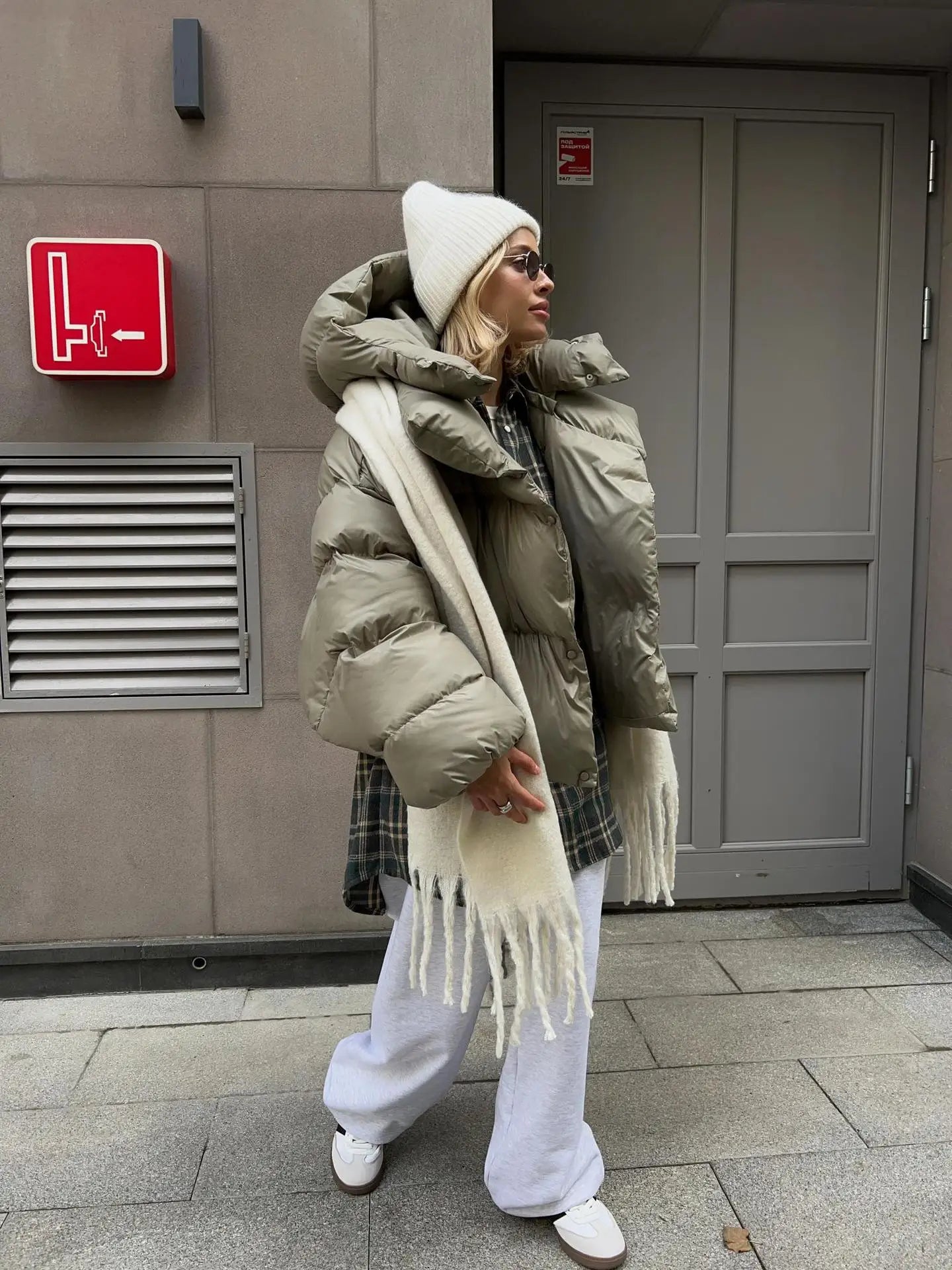 Jazlyn | Oversized Puffer Winterjas Dames - Trendy en Gewatteerd