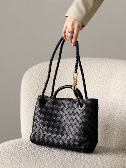 Dorle | Elegante Gevlochten Dames Handtas