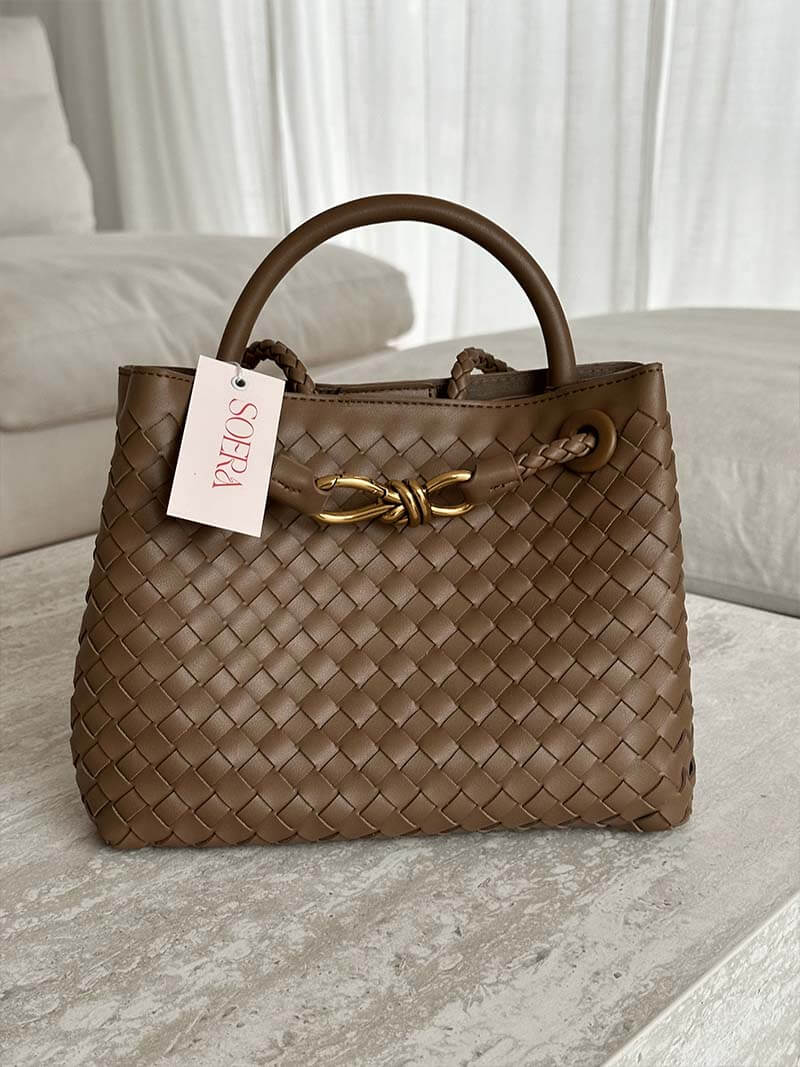 Dorle | Elegante Gevlochten Dames Handtas