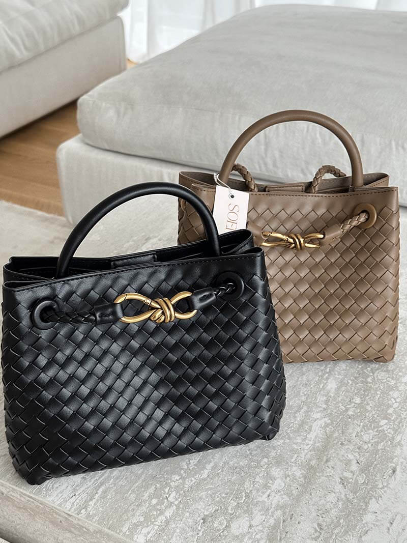 Dorle | Elegante Gevlochten Dames Handtas