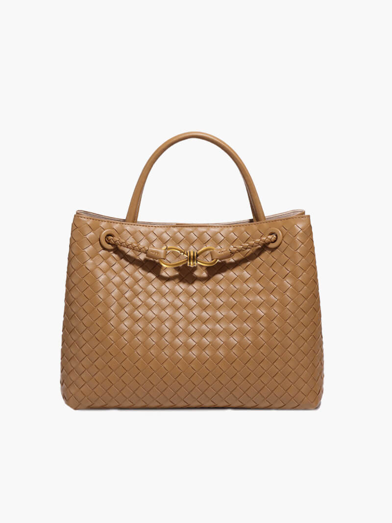 Dorle | Elegante Gevlochten Dames Handtas
