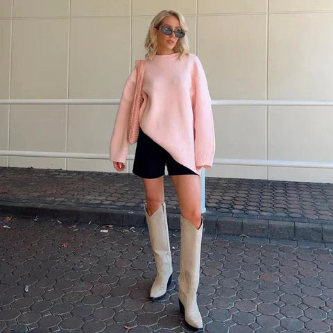 Fleurine | Luxe Roze Trui