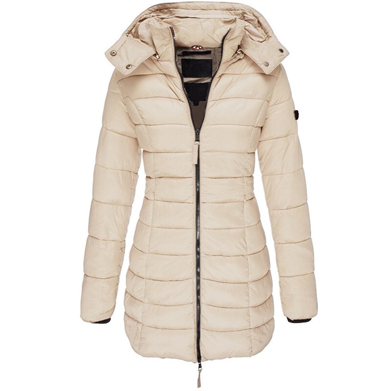 Melano | Dames Lange Donsjas Winter - Hoogwaardige Isolatie met Capuchon