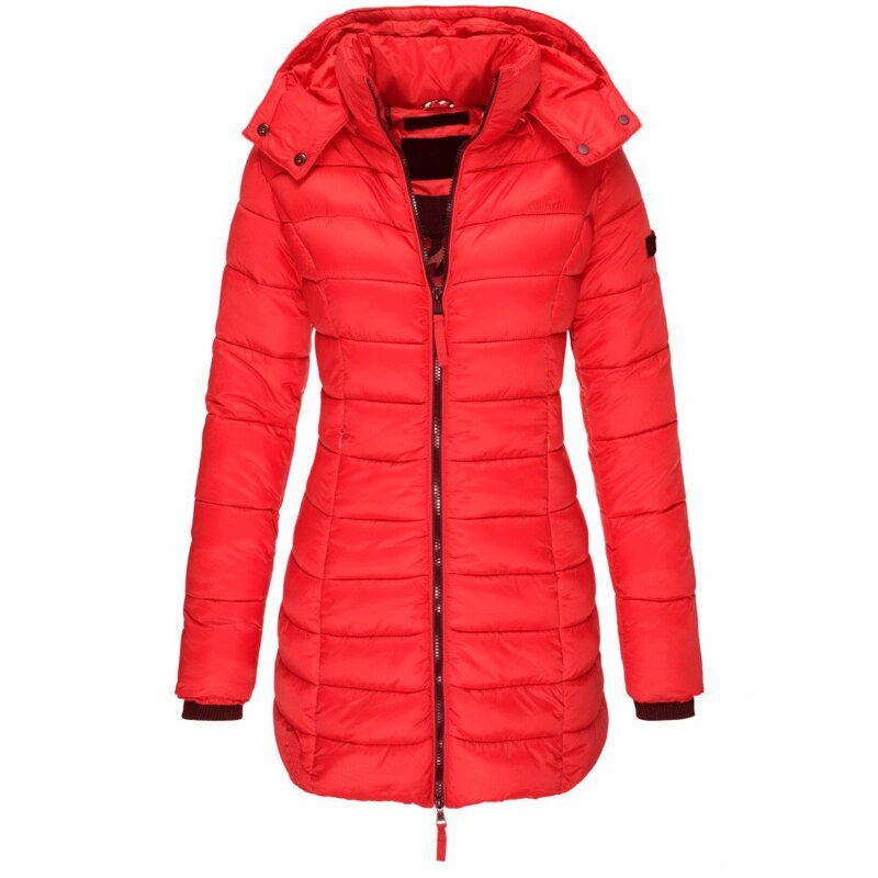 Melano | Dames Lange Donsjas Winter - Hoogwaardige Isolatie met Capuchon