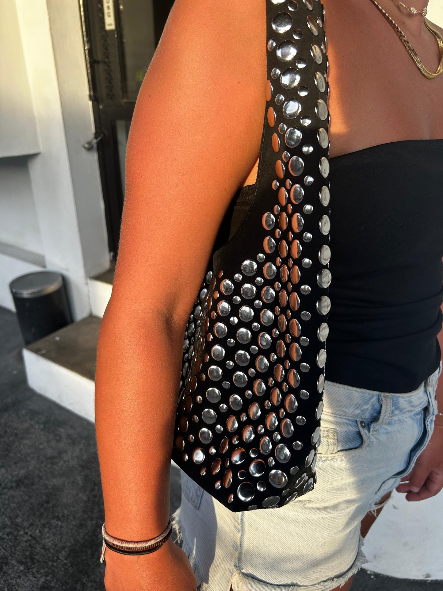 Jules | Trendy Schoudertas met Studs