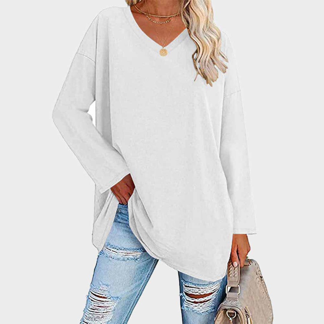 Luchtige Loose Fit Trui met Lange Mouwen