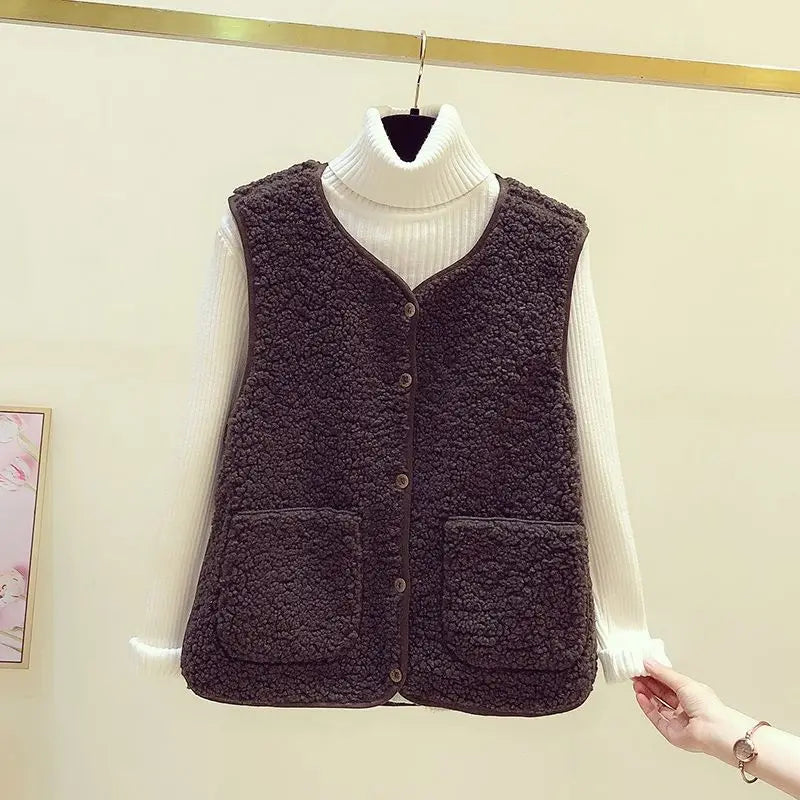 Stijlvolle Teddy Bodywarmer voor Vrouwen – Warm & Modieus