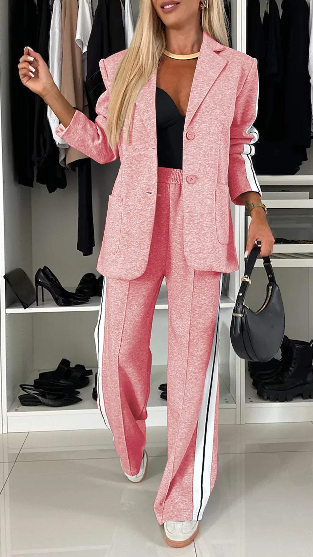 Donna | Trendy Trainingspak met Blazer en Broek