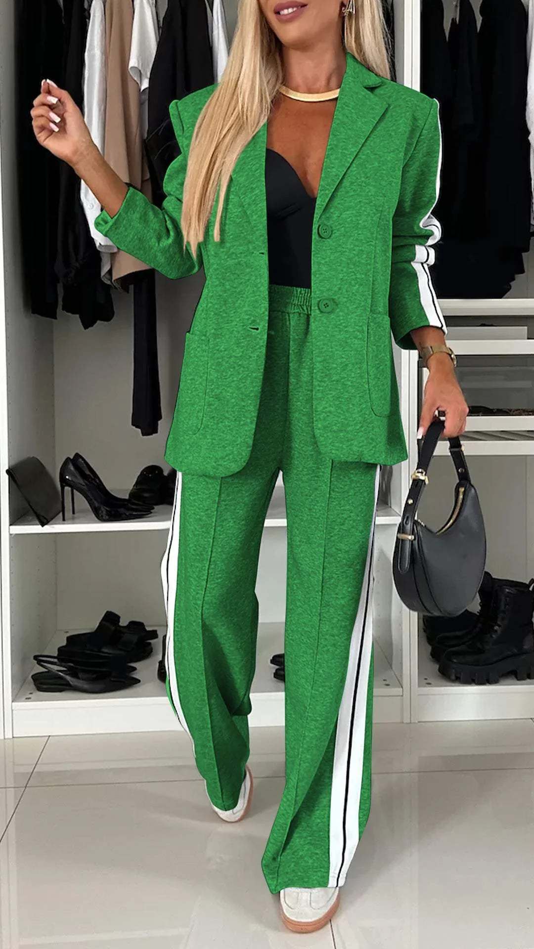 Donna | Trendy Trainingspak met Blazer en Broek