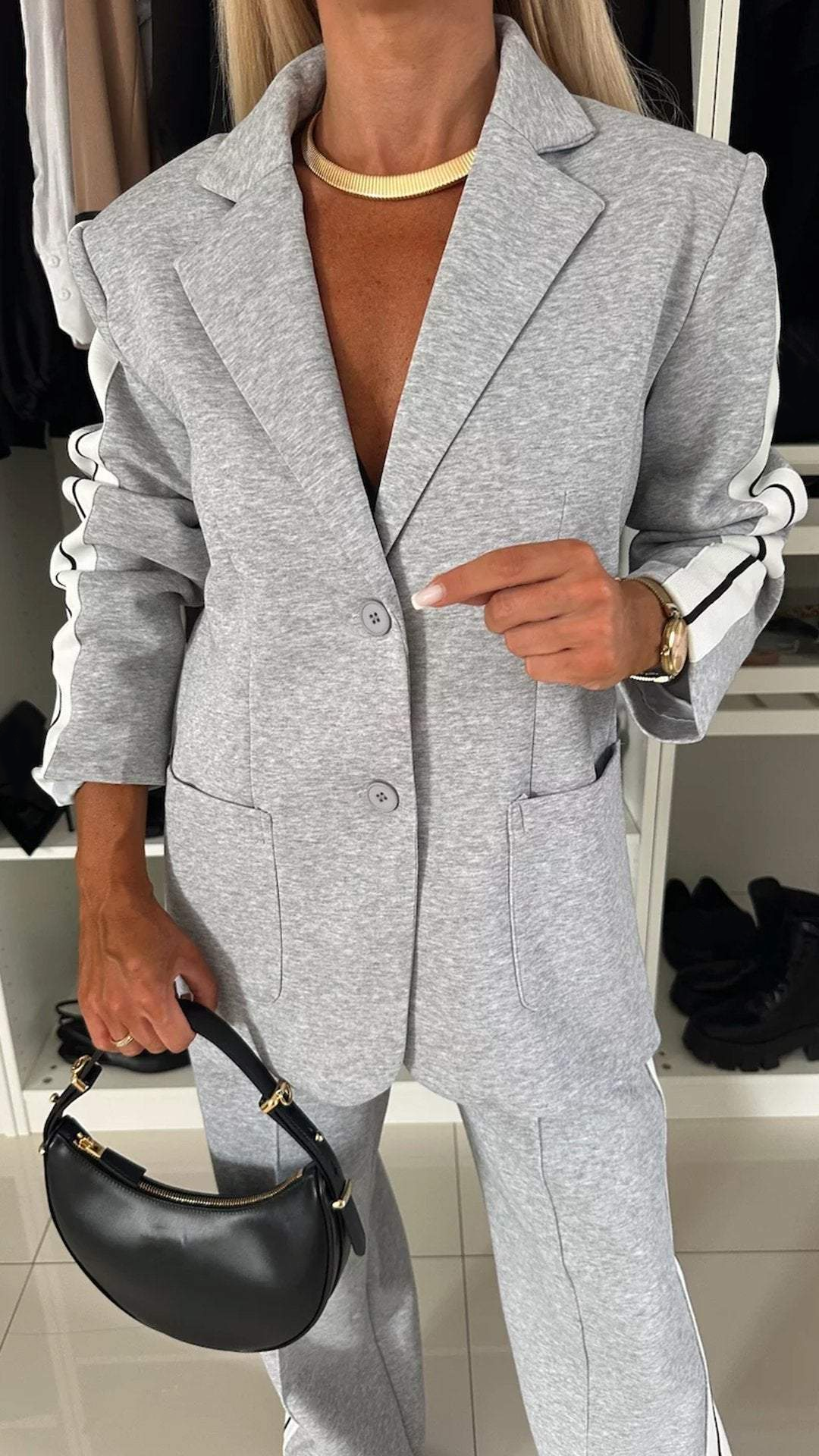 Donna | Trendy Trainingspak met Blazer en Broek