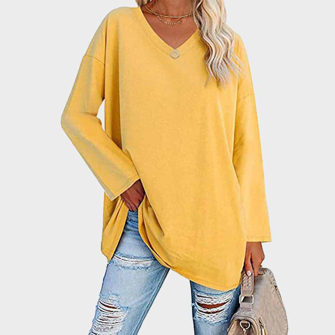 Luchtige Loose Fit Trui met Lange Mouwen