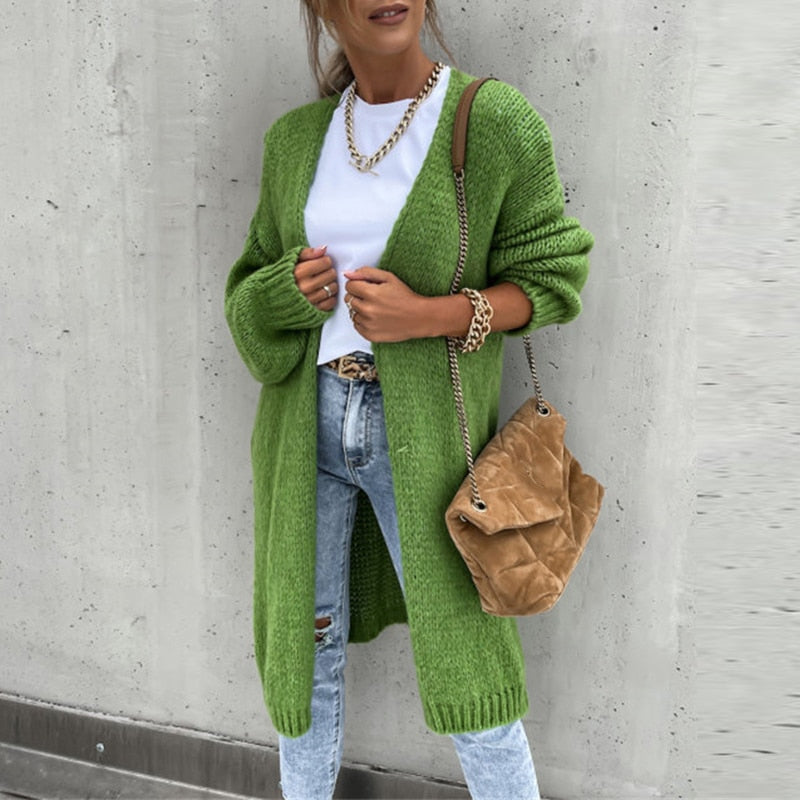 Sofia | Casual Gebreid Lang Dames Vest