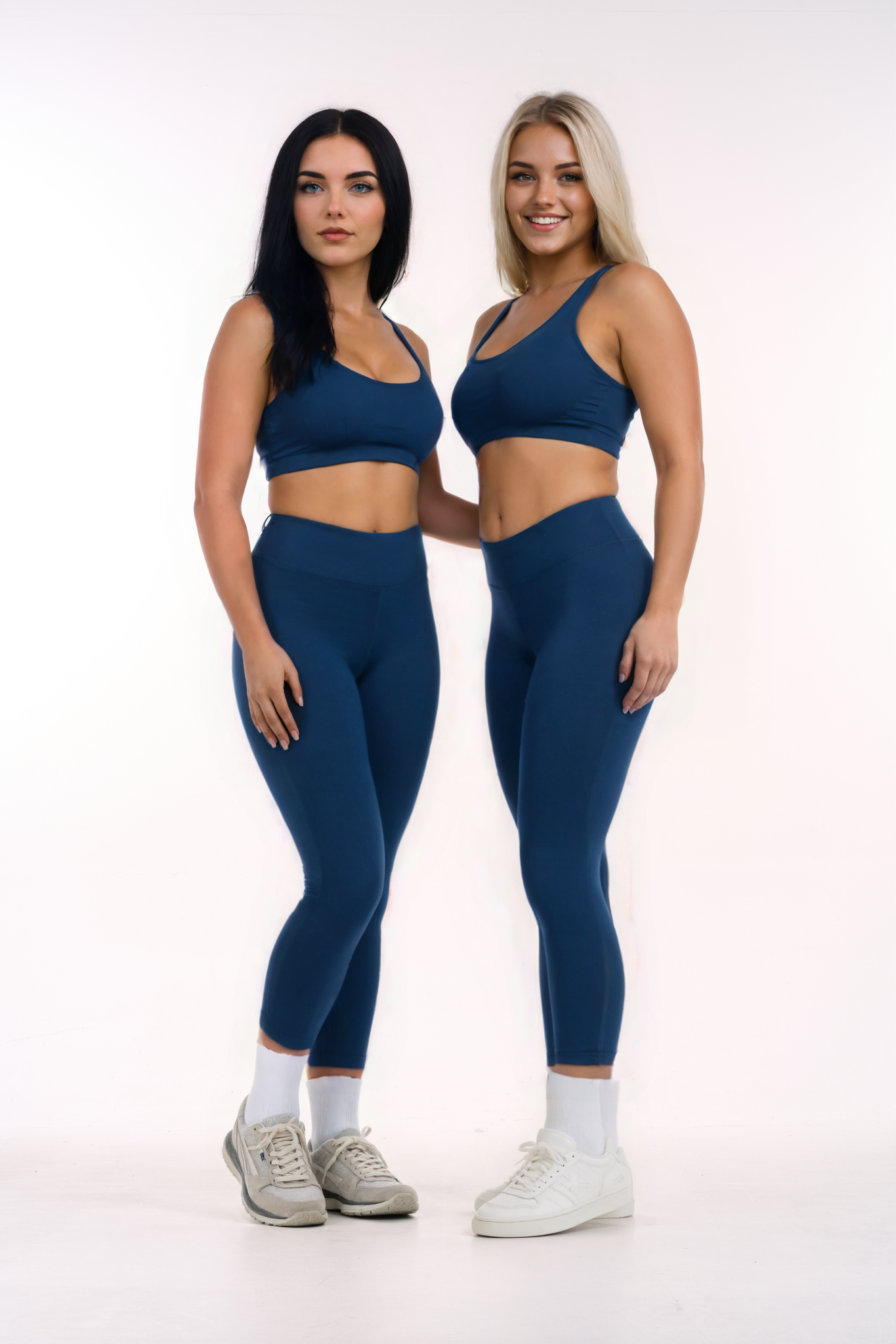 Adrianne | Dames Sportlegging - High Waist met Ribbel Ontwerp