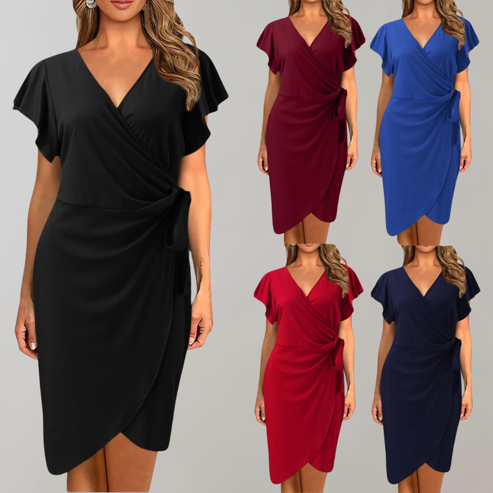 Siënna | Elegante Zomerjurk Met Korte Mouw