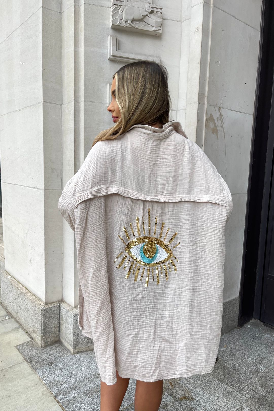 Vedra | Ibiza Eye Oversized Blouse