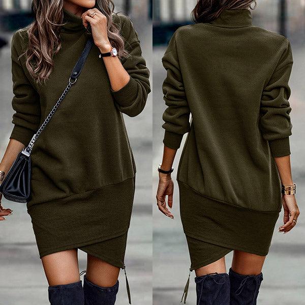 Yalena | Gebreide Herfst Sweater Dress – Warme Herfstjurk Dames