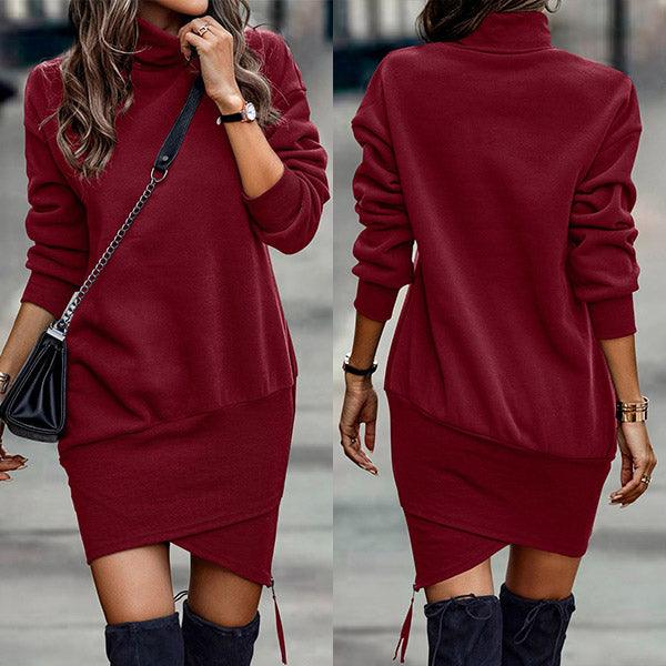 Yalena | Gebreide Herfst Sweater Dress – Warme Herfstjurk Dames