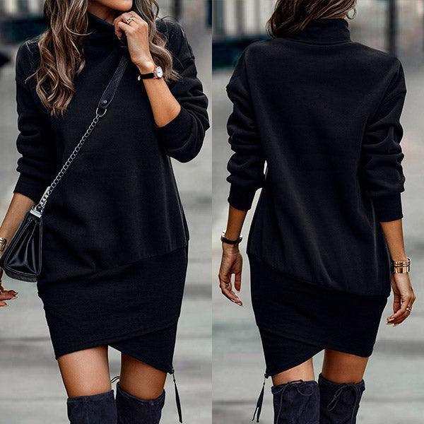 Yalena | Gebreide Herfst Sweater Dress – Warme Herfstjurk Dames