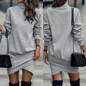 Yalena | Gebreide Herfst Sweater Dress – Warme Herfstjurk Dames