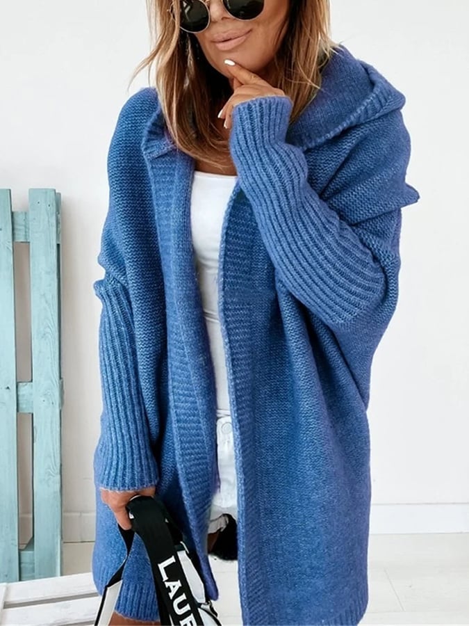Amy | Oversized Vest met Capuchon